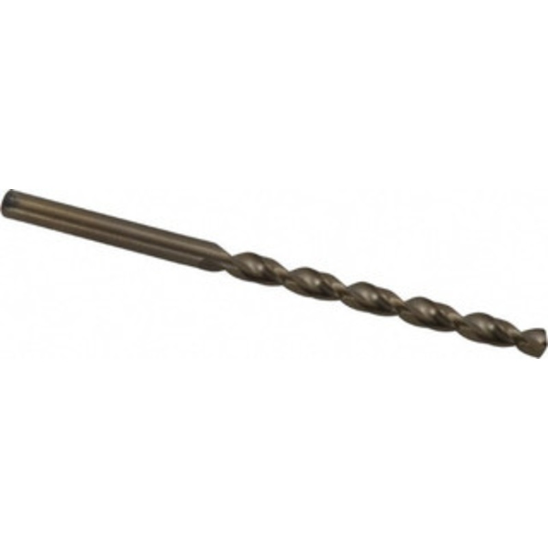 Cleveland Twist Drill #16 135 Cobalt Jobber Drill Oxide/Gold Finish, Right Hand Cut, Parabolic Flute, Straight Shank, 3-3/8 OAL, Split Point C16518 – 02146215