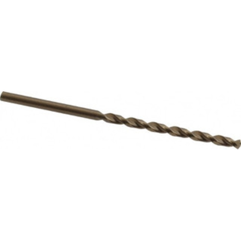 Cleveland Twist Drill #32 135 Cobalt Jobber Drill Oxide/Gold Finish, Right Hand Cut, Parabolic Flute, Straight Shank, 2-3/4 OAL, Split Point C16534 – 02146371