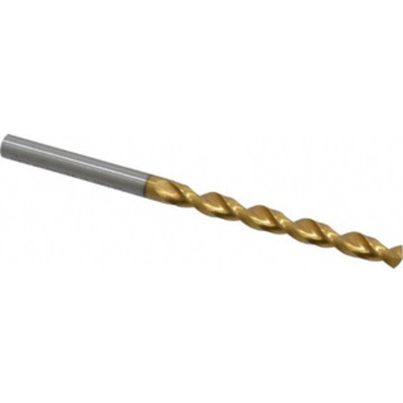 Guhring #10 130 Cobalt Jobber Drill TiN Finish, Right Hand Cut, Parabolic Flute, Straight Shank, 3-3/8 OAL, Standard Point 9006580049200 – 85754109
