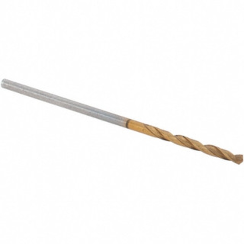 Guhring #56 118 High Speed Steel Jobber Drill TiN Finish, Right Hand Cut, Spiral Flute, Straight Shank, 36mm OAL, Standard Point 9006510011800 – 02894665
