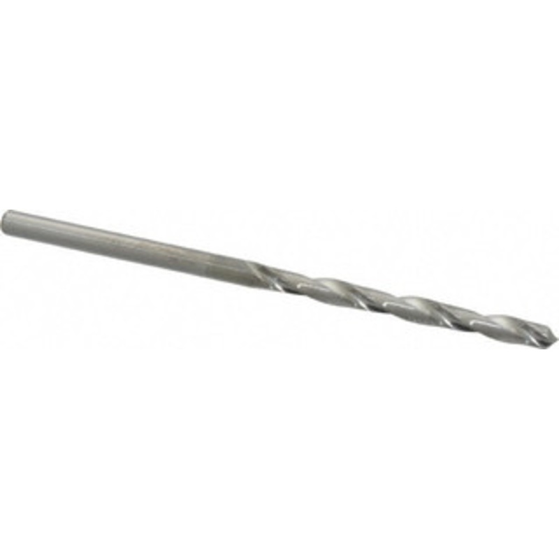 Hertel #38 118 Solid Carbide Jobber Drill Bright Finish, Right Hand Cut, Spiral Flute, Straight Shank, 2-1/4 OAL, Standard Point 79892014 – 79892014