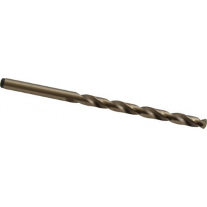 Precision Twist Drill #14 135 Cobalt Jobber Drill Oxide/Gold Finish, Right Hand Cut, Spiral Flute, Straight Shank, 3-3/8 OAL, Split Point 018314 – 78519527