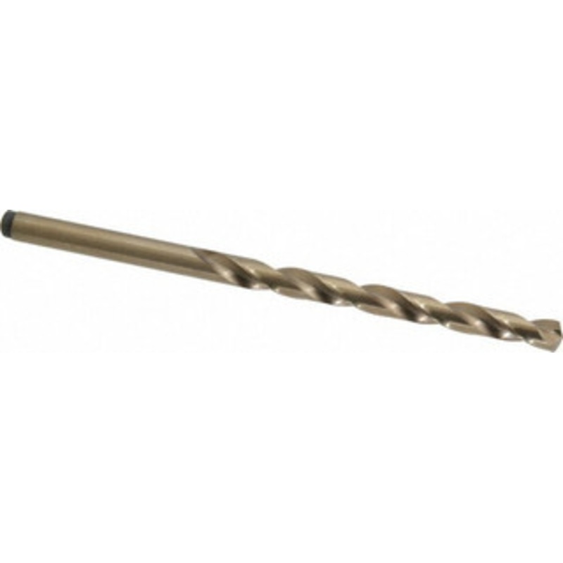 Precision Twist Drill #6 135 Cobalt Jobber Drill Oxide/Gold Finish, Right Hand Cut, Spiral Flute, Straight Shank, 3-3/4 OAL, Split Point 018306 – 78519444