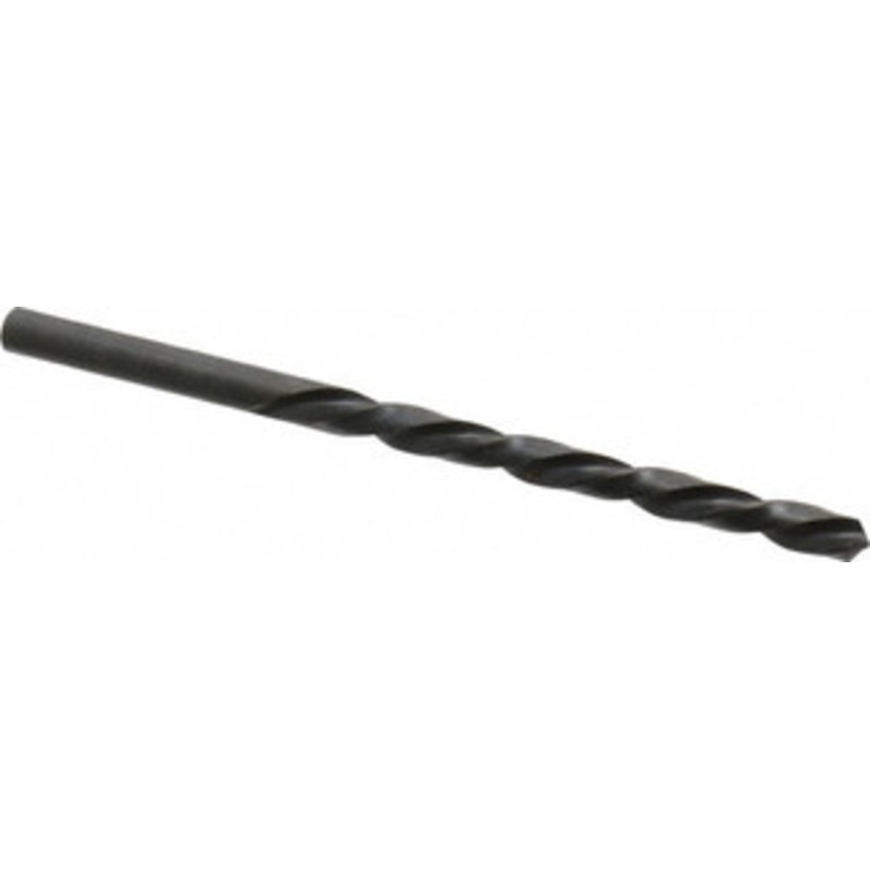 Value Collection #8 118 High Speed Steel Jobber Drill Bright Finish, Left Hand Cut, Spiral Flute, Straight Shank, 3-5/8 OAL, Standard Point 01228089 – 01228089