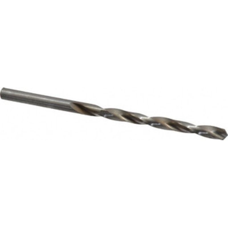 Cleveland Twist Drill #10 118 High Speed Steel Jobber Drill Bright Finish, Right Hand Cut, Spiral Flute, Straight Shank, 3-5/8 OAL, Standard Point C03576 – 63701106