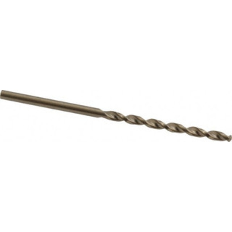 Cleveland Twist Drill #42 135 Cobalt Jobber Drill Oxide/Gold Finish, Right Hand Cut, Parabolic Flute, Straight Shank, 2-1/4 OAL, Split Point C16544 – 02146470