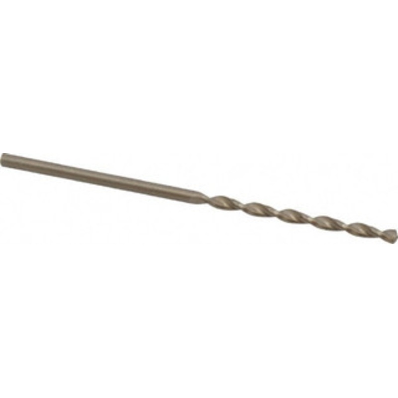 Cleveland Twist Drill #49 135 Cobalt Jobber Drill Oxide/Gold Finish, Right Hand Cut, Parabolic Flute, Straight Shank, 2 OAL, Split Point C16551 – 02146546