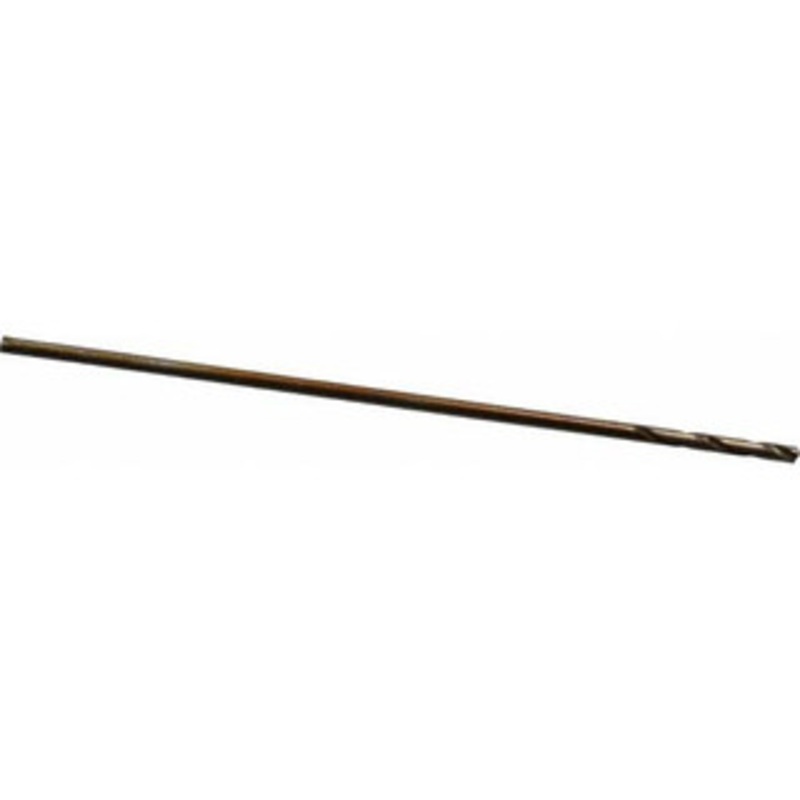 Cleveland Twist Drill #73 135 Cobalt Jobber Drill Oxide/Gold Finish, Right Hand Cut, Spiral Flute, Straight Shank, 1-1/8 OAL, Split Point C70206 – 74331711