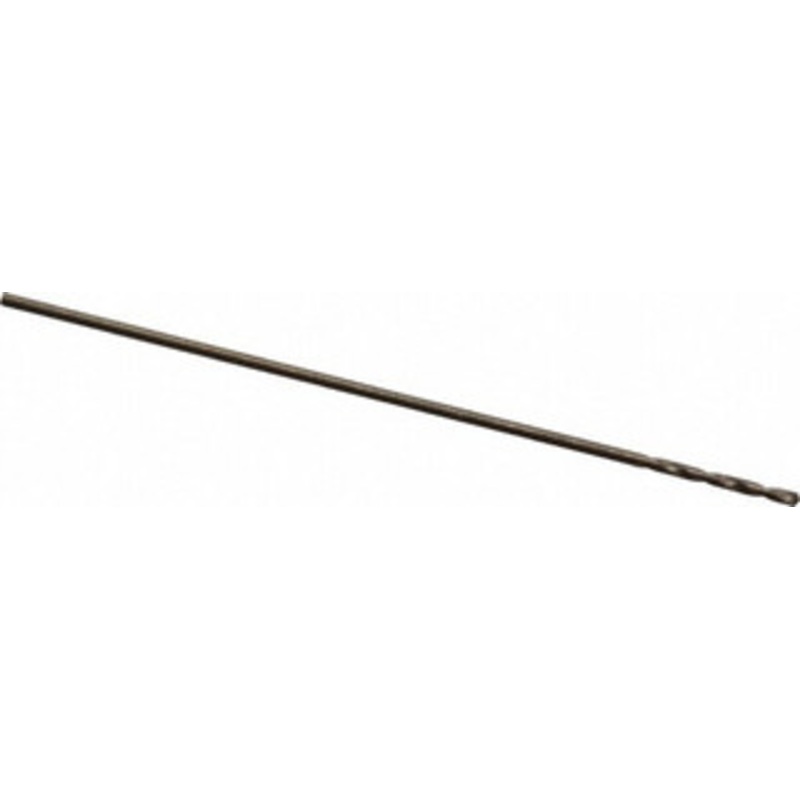 Cleveland Twist Drill #80 135 Cobalt Jobber Drill Oxide/Gold Finish, Right Hand Cut, Spiral Flute, Straight Shank, 3/4 OAL, Split Point C70213 – 74331786