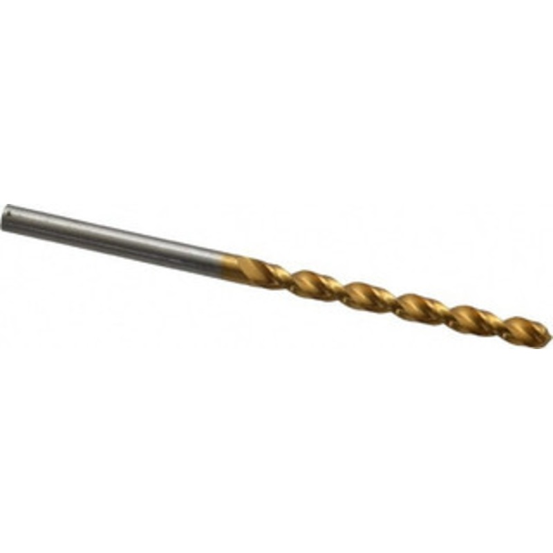Guhring #30 130 High Speed Steel Jobber Drill TiN Finish, Right Hand Cut, Parabolic Flute, Straight Shank, 2-9/16 OAL, Standard Point 9006520032600 – 85751303