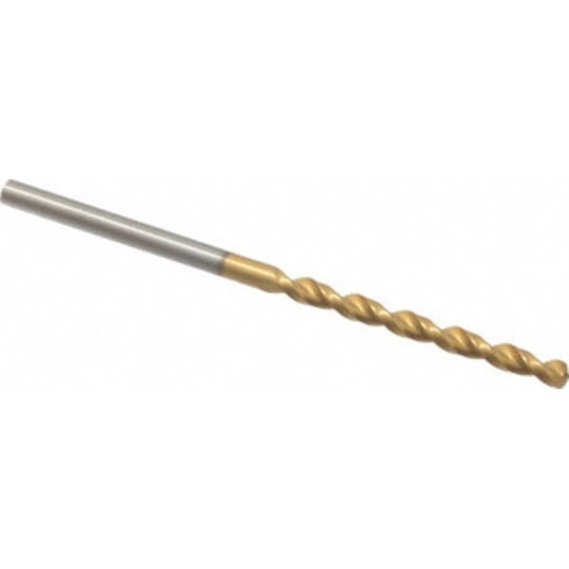 Guhring #38 130 Cobalt Jobber Drill TiN Finish, Right Hand Cut, Parabolic Flute, Straight Shank, 2-1/4 OAL, Standard Point 9006580025800 – 85754380