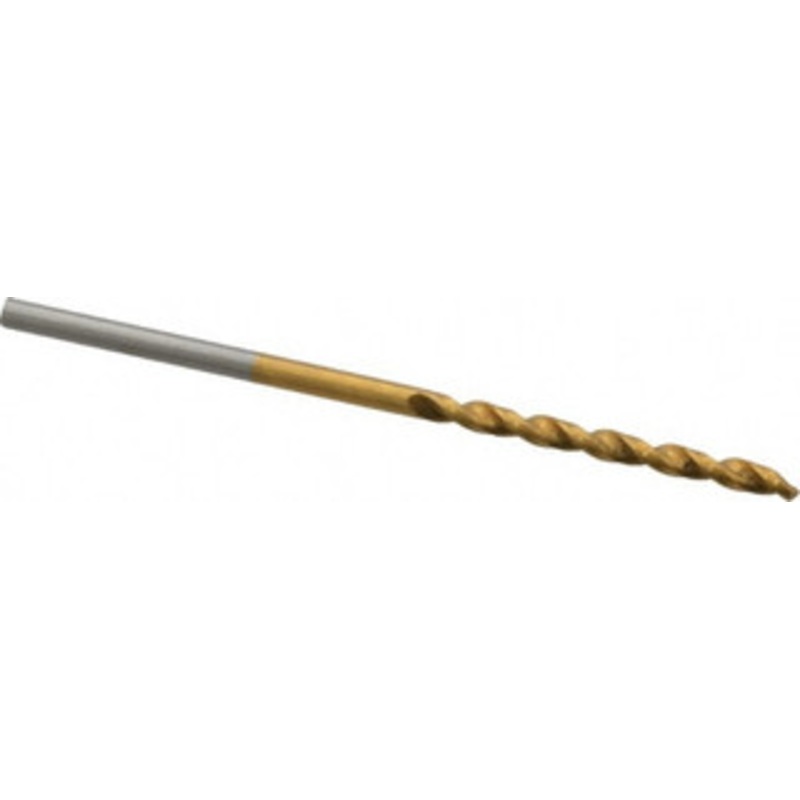 Guhring #48 130 Cobalt Jobber Drill TiN Finish, Right Hand Cut, Parabolic Flute, Straight Shank, 1-15/16 OAL, Standard Point 9006580019300 – 85754489