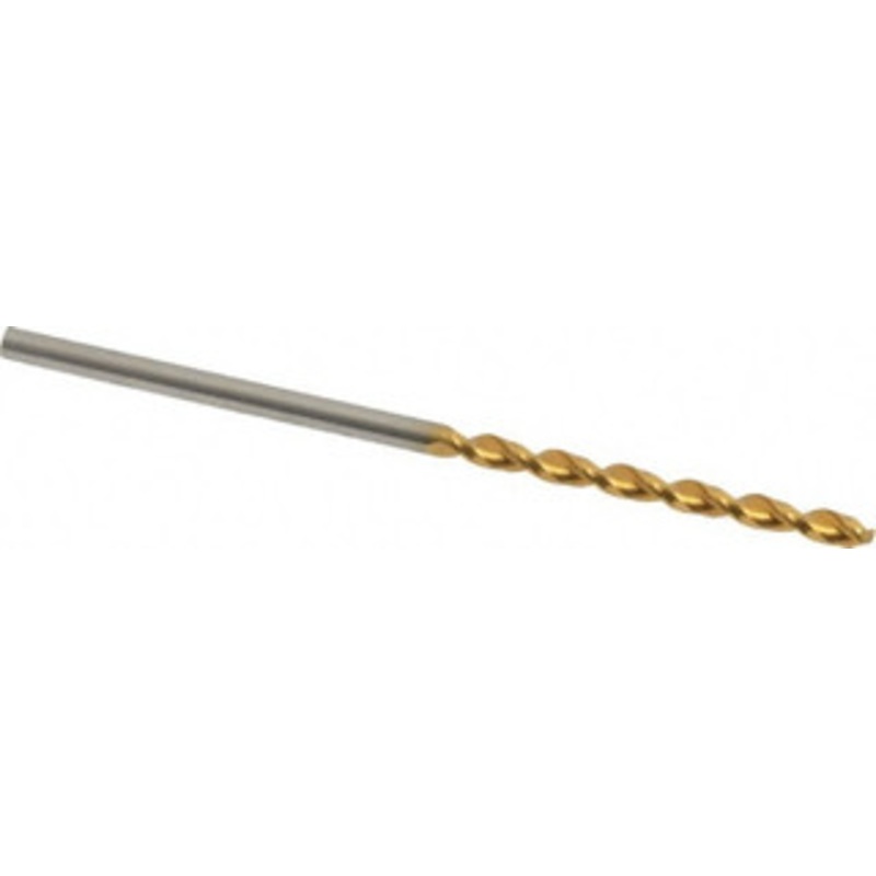 Guhring #50 130 High Speed Steel Jobber Drill TiN Finish, Right Hand Cut, Parabolic Flute, Straight Shank, 46mm OAL, Standard Point 9006520017800 – 85751501