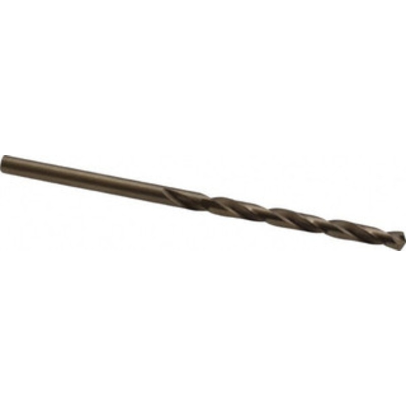 Hertel #20 135 Cobalt Jobber Drill Oxide/Gold Finish, Right Hand Cut, Spiral Flute, Straight Shank, 3-1/4 OAL, Split Point 04138673 – 04138673