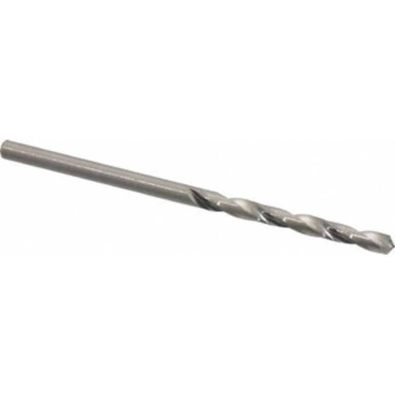 Hertel #40 118 Solid Carbide Jobber Drill Bright Finish, Right Hand Cut, Spiral Flute, Straight Shank, 2 OAL, Standard Point 79891990 – 79891990