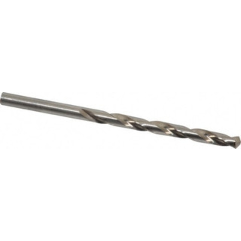 Hertel #7 118 High Speed Steel Jobber Drill Bright Finish, Right Hand Cut, Spiral Flute, Straight Shank, 3-5/8 OAL, Standard Point 85703841 – 85703841