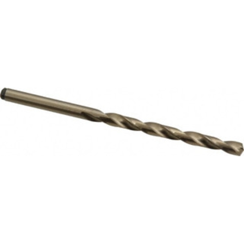 Precision Twist Drill #12 135 Cobalt Jobber Drill Oxide/Gold Finish, Right Hand Cut, Spiral Flute, Straight Shank, 3-1/2 OAL, Split Point 018312 – 78519501