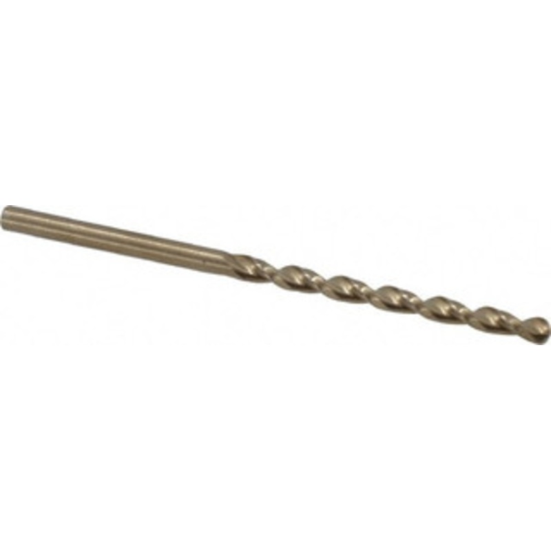 Cleveland Twist Drill #29 135 Cobalt Jobber Drill Oxide/Gold Finish, Right Hand Cut, Parabolic Flute, Straight Shank, 2-7/8 OAL, Split Point C16531 – 02146348