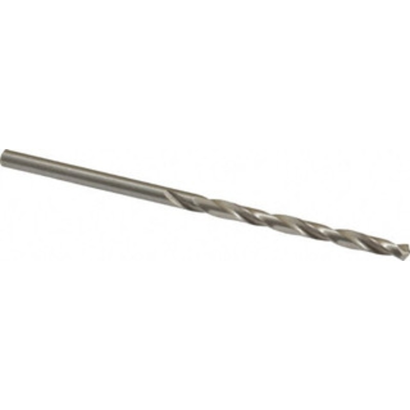 Cleveland Twist Drill #33 135 High Speed Steel Jobber Drill Bright Finish, Right Hand Cut, Spiral Flute, Straight Shank, 2-5/8 OAL, Split Point C11687 – 82650102