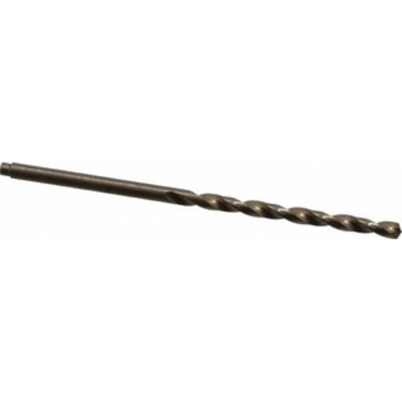 Cleveland Twist Drill #39 135 Cobalt Jobber Drill Oxide/Gold Finish, Right Hand Cut, Spiral Flute, Straight Shank, 2-3/8 OAL, Split Point C70172 – 74331372