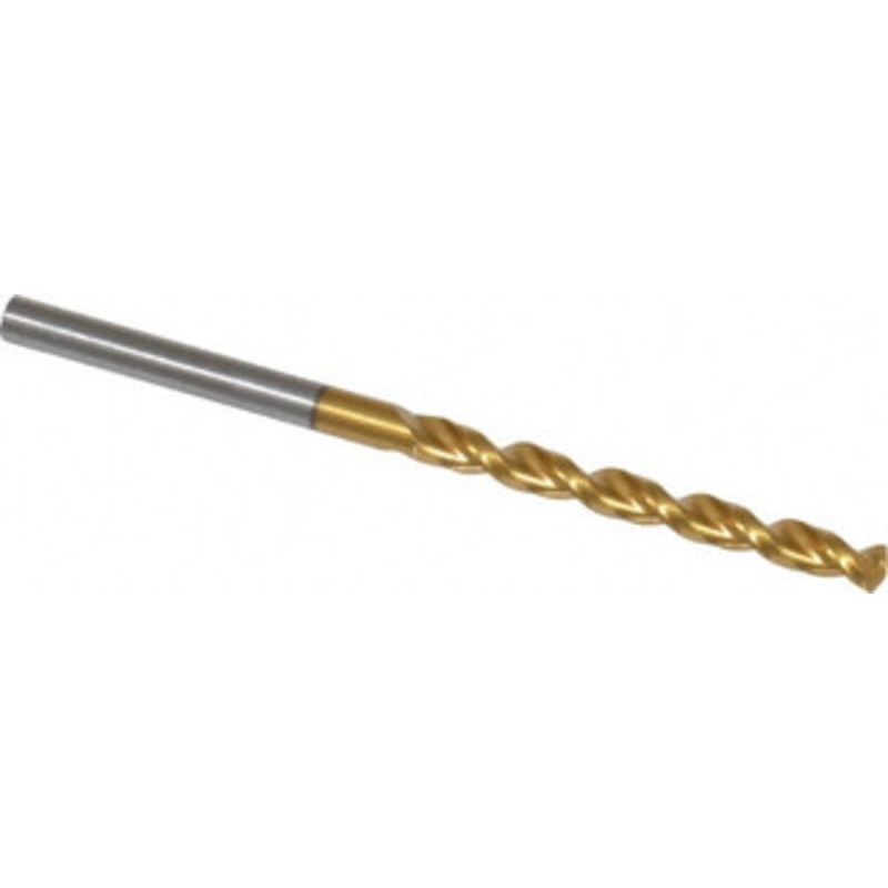 Guhring #27 130 High Speed Steel Jobber Drill TiN Finish, Right Hand Cut, Parabolic Flute, Straight Shank, 2-3/4 OAL, Standard Point 9006520036600 – 85751279
