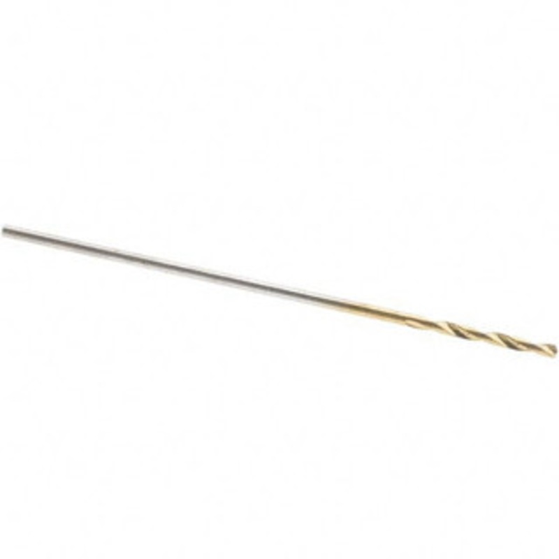 Guhring #76 118 High Speed Steel Jobber Drill TiN Finish, Right Hand Cut, Spiral Flute, Straight Shank, 22mm OAL, Standard Point 9006510005100 – 79338182
