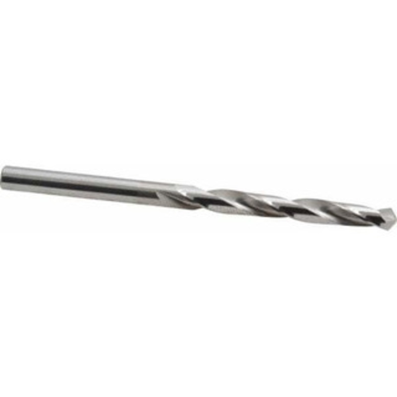 Hertel #17 118 Solid Carbide Jobber Drill Bright Finish, Right Hand Cut, Spiral Flute, Straight Shank, 2-3/4 OAL, Standard Point 79892279 – 79892279