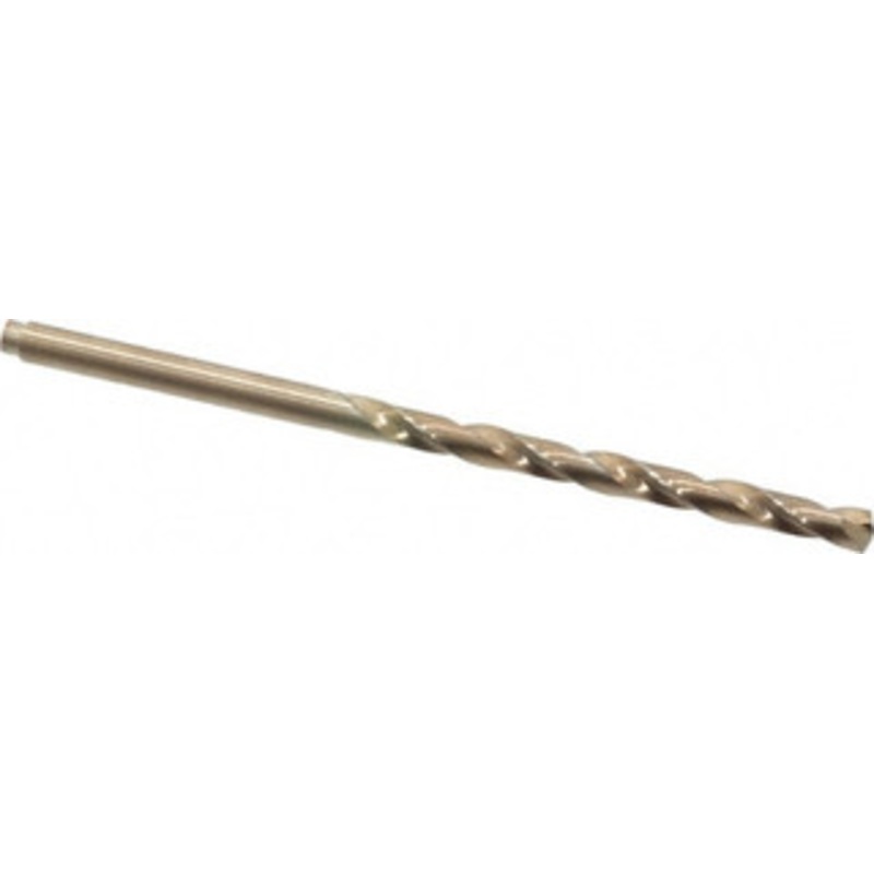 Hertel #29 135 Cobalt Jobber Drill Oxide/Gold Finish, Right Hand Cut, Spiral Flute, Straight Shank, 2-7/8 OAL, Split Point 04138764 – 04138764