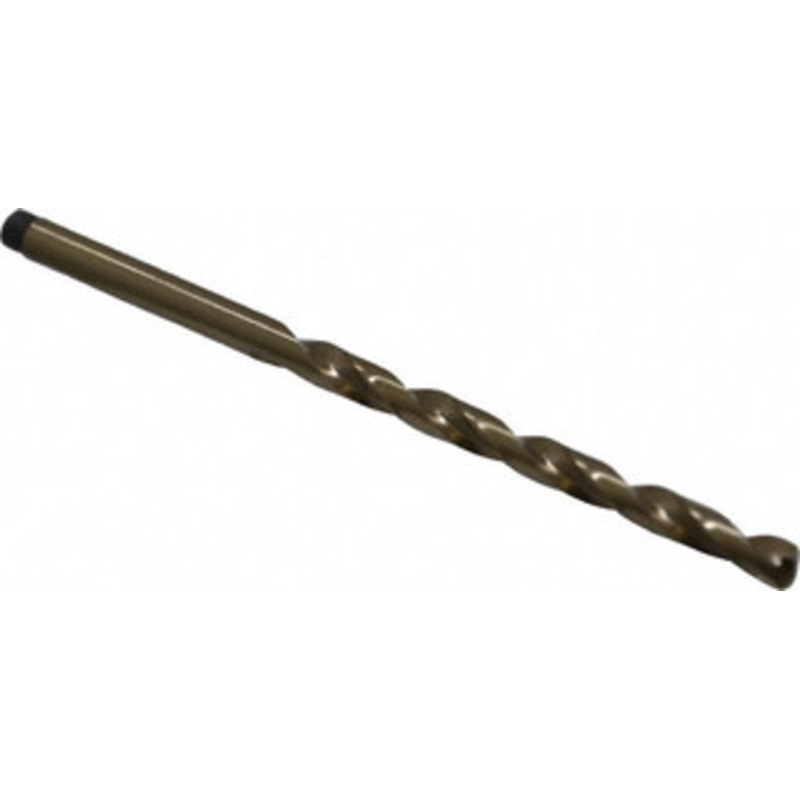 Precision Twist Drill #23 135 Cobalt Jobber Drill Oxide/Gold Finish, Right Hand Cut, Spiral Flute, Straight Shank, 3-1/8 OAL, Split Point 018323 – 78519618