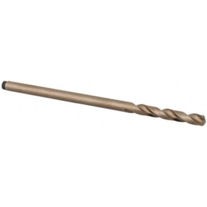 Precision Twist Drill #30 135 Cobalt Jobber Drill Oxide/Gold Finish, Right Hand Cut, Spiral Flute, Straight Shank, 2-3/4 OAL, Split Point 018330 – 78519683