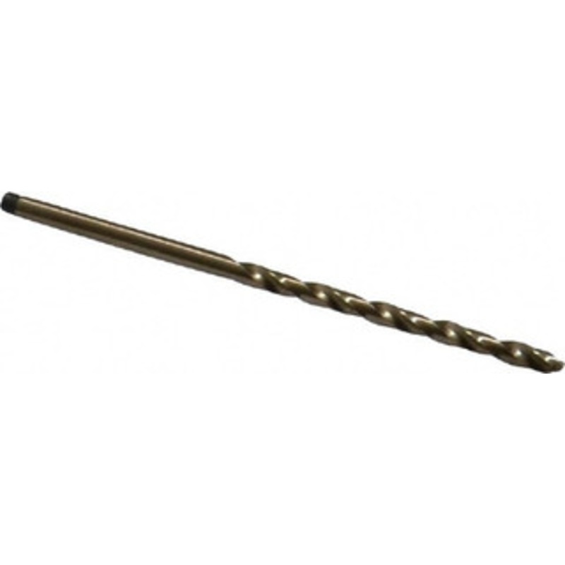 Precision Twist Drill #37 135 Cobalt Jobber Drill Oxide/Gold Finish, Right Hand Cut, Spiral Flute, Straight Shank, 2-1/2 OAL, Split Point 018337 – 78519758