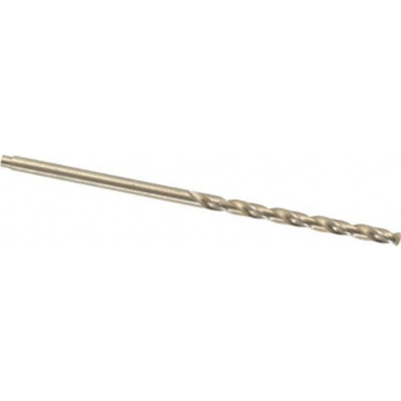 Precision Twist Drill #45 135 Cobalt Jobber Drill Oxide/Gold Finish, Right Hand Cut, Spiral Flute, Straight Shank, 2-1/8 OAL, Split Point 018345 – 78519832