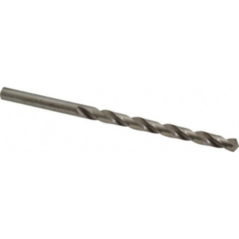 Cleveland Twist Drill #10 118 High Speed Steel Jobber Drill Bright Finish, Right Hand Cut, Spiral Flute, Straight Shank, 3-5/8 OAL, Standard Point C72110 – 63693105