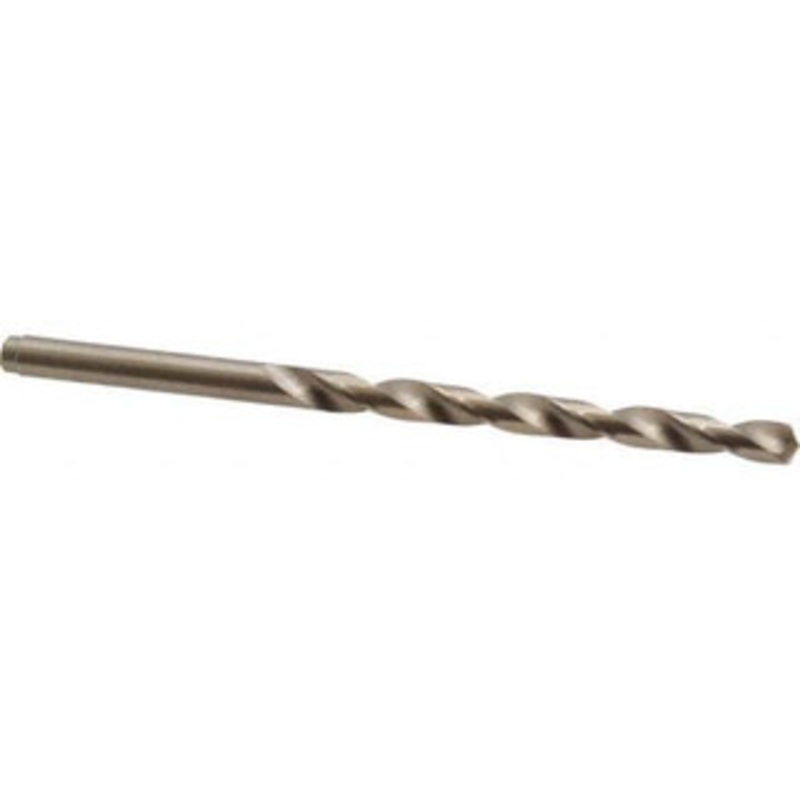 Cleveland Twist Drill #12 135 Cobalt Jobber Drill Oxide/Gold Finish, Right Hand Cut, Spiral Flute, Straight Shank, 3-1/2 OAL, Split Point C70145 – 74331109