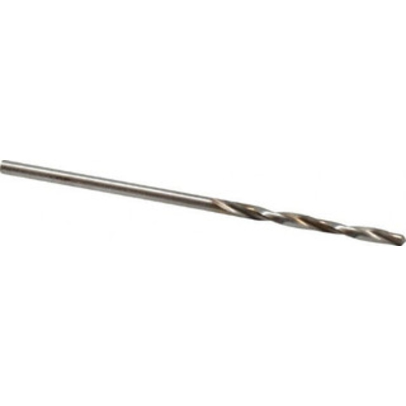 Cleveland Twist Drill #49 118 High Speed Steel Jobber Drill Bright Finish, Right Hand Cut, Spiral Flute, Straight Shank, 2 OAL, Standard Point C03487 – 63701494
