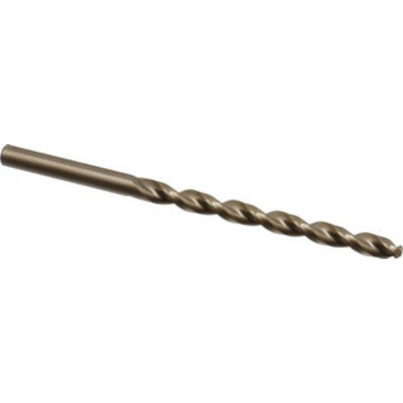 Cleveland Twist Drill #7 135 Cobalt Jobber Drill Oxide/Gold Finish, Right Hand Cut, Parabolic Flute, Straight Shank, 3-5/8 OAL, Split Point C16509 – 02146124