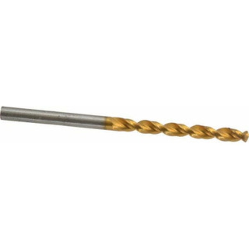 Guhring #19 130 Cobalt Jobber Drill TiN Finish, Right Hand Cut, Parabolic Flute, Straight Shank, 2-15/16 OAL, Standard Point 9006580042200 – 85754190