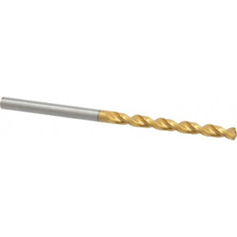 Guhring #28 130 High Speed Steel Jobber Drill TiN Finish, Right Hand Cut, Parabolic Flute, Straight Shank, 2-3/4 OAL, Standard Point 9006520035700 – 85752095