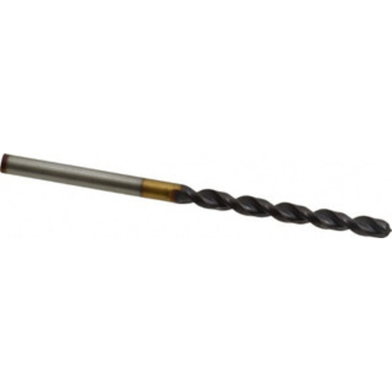 Guhring #28 130 Powdered Metal Jobber Drill FIREX Finish, Right Hand Cut, Parabolic Flute, Straight Shank, 2-3/4 OAL, Cone Relief Point 9005300035700 – 05200639