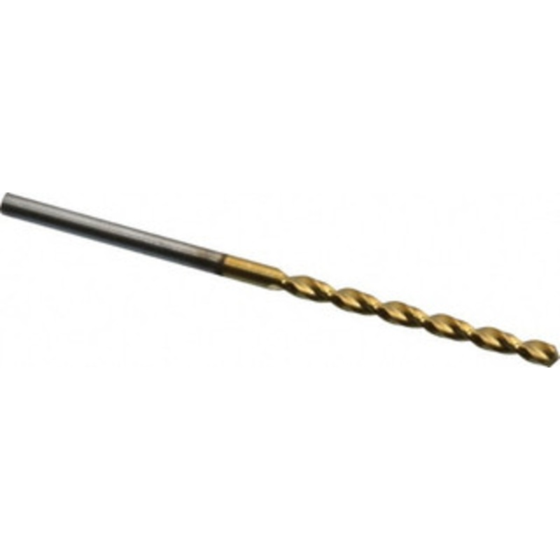 Guhring #48 130 High Speed Steel Jobber Drill TiN Finish, Right Hand Cut, Parabolic Flute, Straight Shank, 1-15/16 OAL, Standard Point 9006520019300 – 85751485