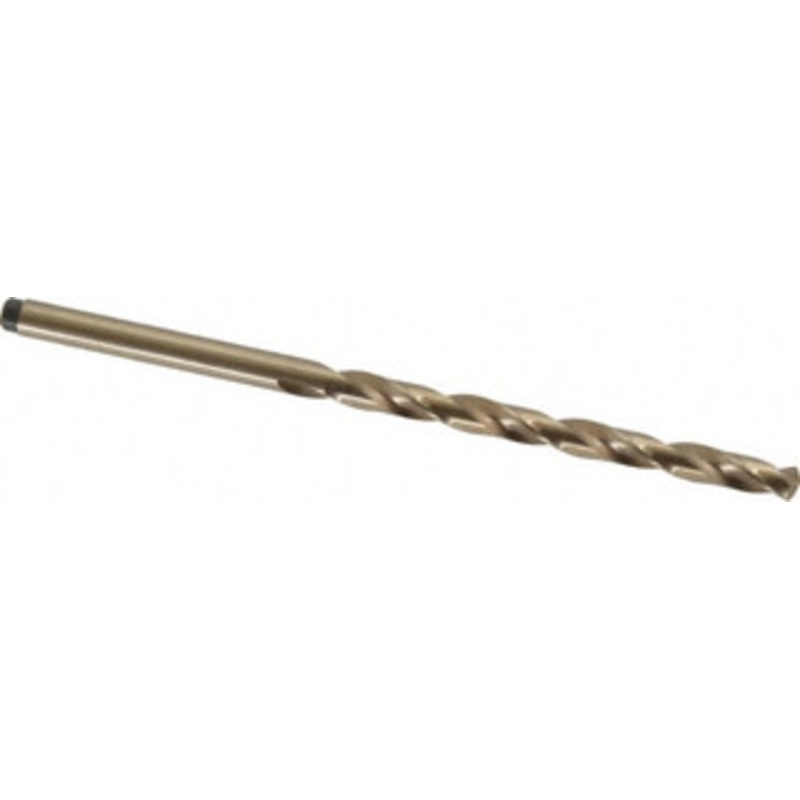 Precision Twist Drill #24 135 Cobalt Jobber Drill Oxide/Gold Finish, Right Hand Cut, Spiral Flute, Straight Shank, 3-1/8 OAL, Split Point 018324 – 78519626