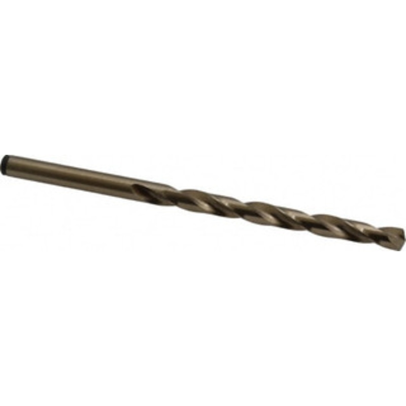 Precision Twist Drill #4 135 Cobalt Jobber Drill Oxide/Gold Finish, Right Hand Cut, Spiral Flute, Straight Shank, 3-3/4 OAL, Split Point 018304 – 78519428