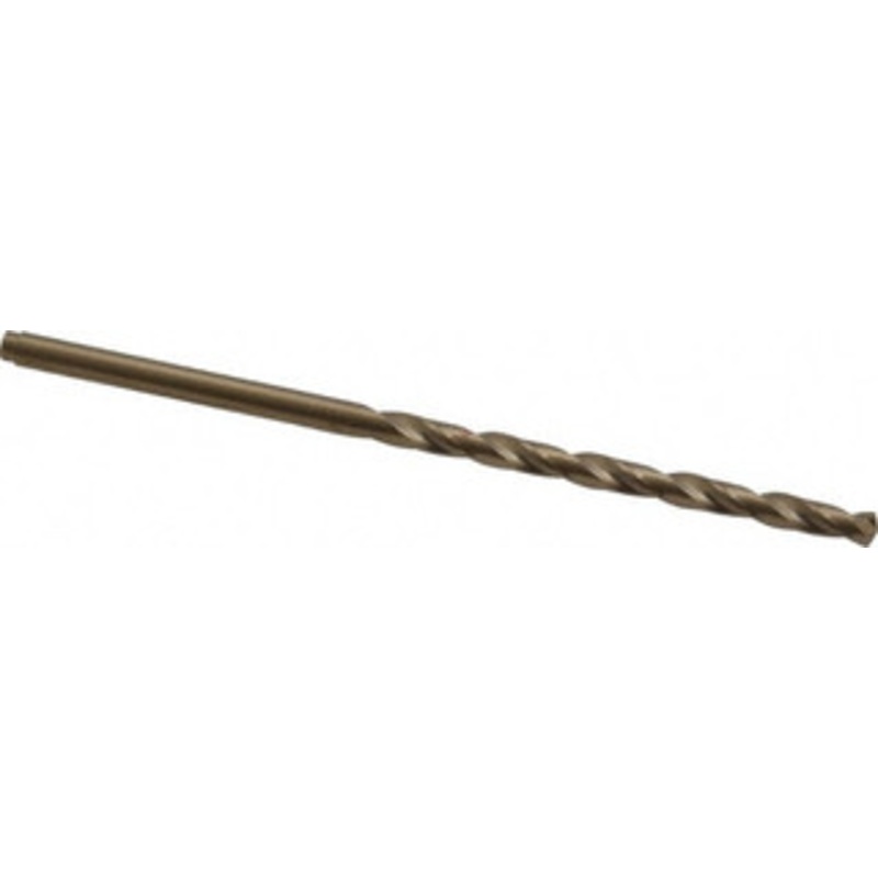 Precision Twist Drill #41 135 Cobalt Jobber Drill Oxide/Gold Finish, Right Hand Cut, Spiral Flute, Straight Shank, 2-3/8 OAL, Split Point 018341 – 78519790