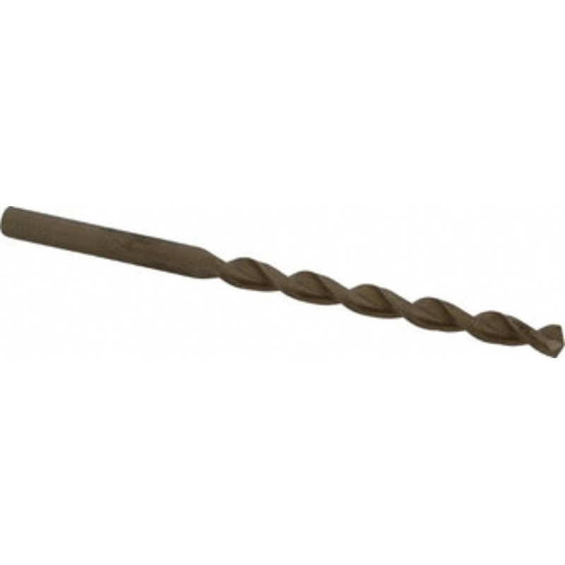 Cleveland Twist Drill #11 135 Cobalt Jobber Drill Oxide/Gold Finish, Right Hand Cut, Parabolic Flute, Straight Shank, 3-1/2 OAL, Split Point C16513 – 02146165