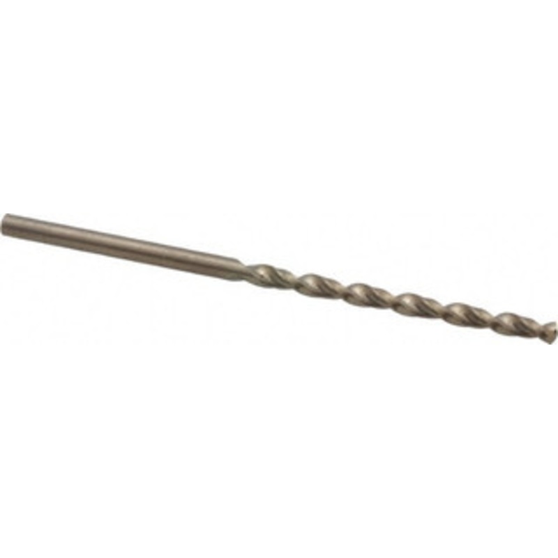Cleveland Twist Drill #38 135 Cobalt Jobber Drill Oxide/Gold Finish, Right Hand Cut, Parabolic Flute, Straight Shank, 2-1/2 OAL, Split Point C16540 – 02146439