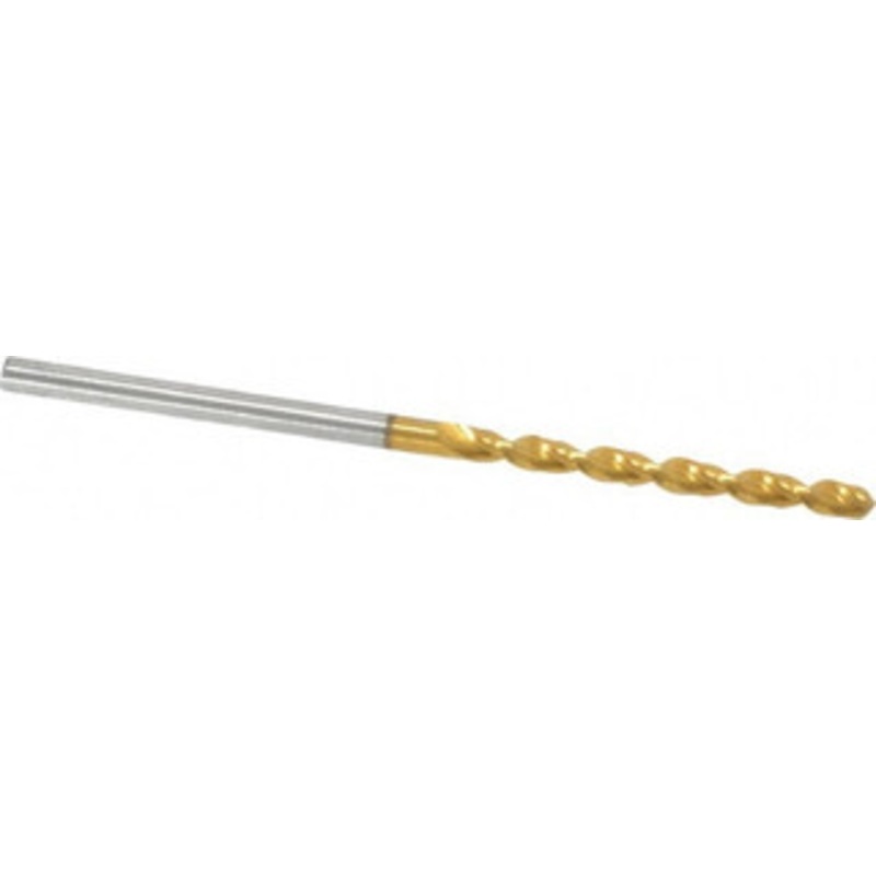 Guhring #43 130 Cobalt Jobber Drill TiN Finish, Right Hand Cut, Parabolic Flute, Straight Shank, 2-3/32 OAL, Standard Point 9006580022600 – 85754430