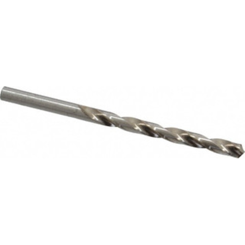 Hertel #1 118 High Speed Steel Jobber Drill Bright Finish, Right Hand Cut, Spiral Flute, Straight Shank, 3-7/8 OAL, Standard Point 85703783 – 85703783