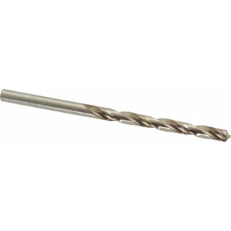 Hertel #5 118 High Speed Steel Jobber Drill Bright Finish, Right Hand Cut, Spiral Flute, Straight Shank, 3-3/4 OAL, Standard Point 85703825 – 85703825