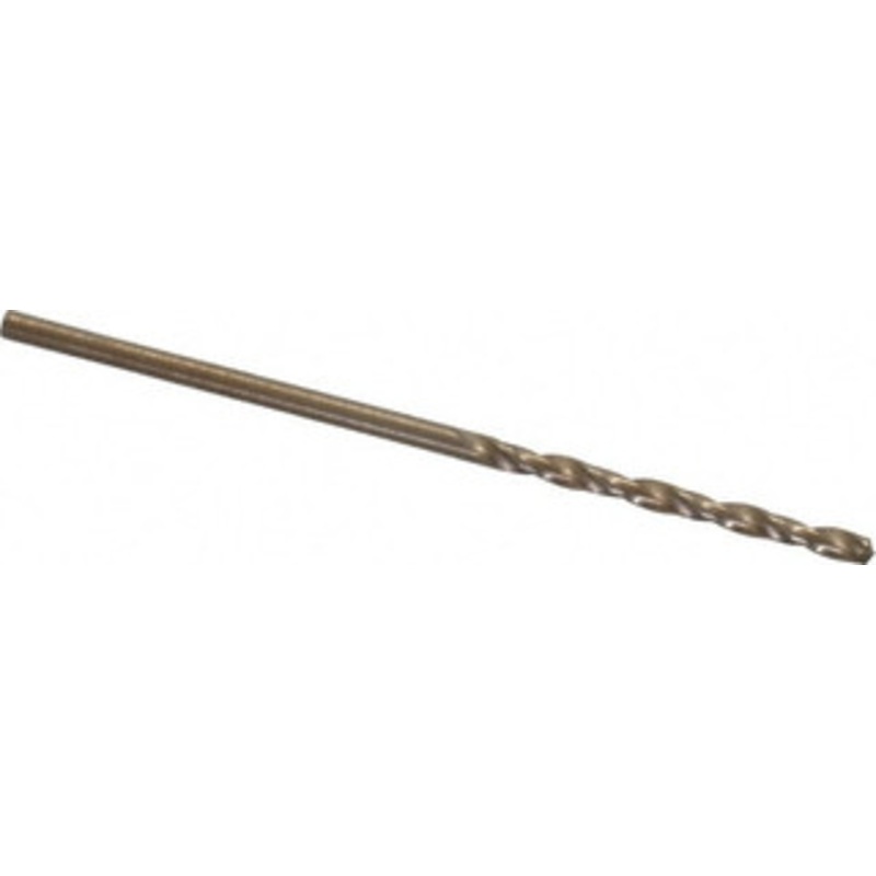 Hertel #52 135 Cobalt Jobber Drill Oxide/Gold Finish, Right Hand Cut, Spiral Flute, Straight Shank, 1-7/8 OAL, Split Point 04138996 – 04138996