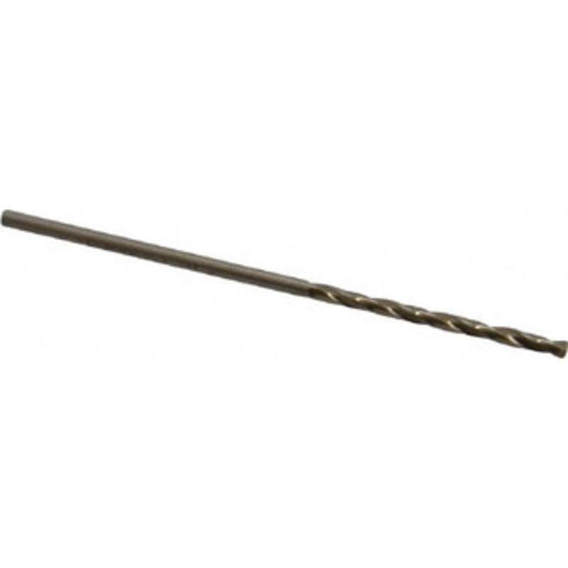 Hertel #54 135 Cobalt Jobber Drill Oxide/Gold Finish, Right Hand Cut, Spiral Flute, Straight Shank, 1-7/8 OAL, Split Point 04139010 – 04139010
